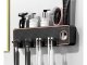 Wall-Mounted Toothbrush Holder with Toothpaste Dispenser & Cups