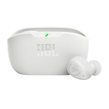 Belaidės ausinės JBL Wave Buds, baltos