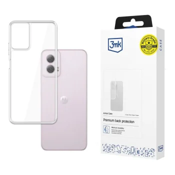 Dėklas „3mk Armor Case“ telefonui „Motorola Moto G 5G 2024“, skaidrus