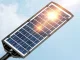 LED solar street light with remote, waterproof IP65, motion sensor