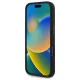BMW dėklas iPhone 16 Pro telefonui Silicone Cut Tricolor Lines MagSafe, juodas