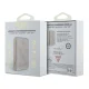 Išorinė baterija Guess 5000mAh 4G Leather Metal Logo MagSafe, rožinė