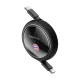 Baseus Free2Pull USB-C–USB-C laidas Bayern Edition 100W, 1 m