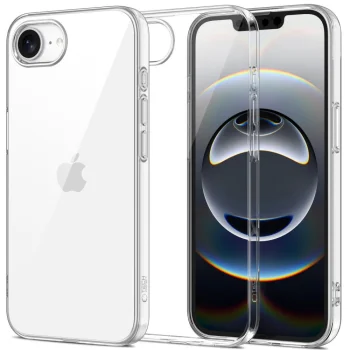 Tech-Protect FlexAir dėklas telefonui iPhone 16e / 17e, skaidrus