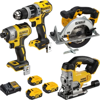 Akumuliatorinių įrankių rinkinys DeWalt DCK551P3T-QW 18V XR su 3x 5.0 Ah akumuliatoriais