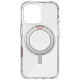 Dėklas Uniq Swivix 360 Rotating Kickstand, iPhone 17, skaidrus
