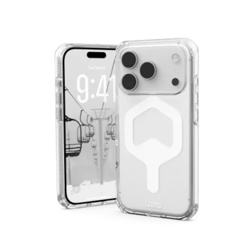 UAG Plyo MagSafe Phone Case Cover iPhone 17 Pro - Clear and White