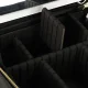 Make-up Case Bag Organaizer with LED Mirror, Balck