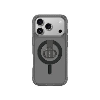 AmazingThing Titan Pro Grip Ring Set dėklas, skirtas iPhone 17 Pro Max, juodas