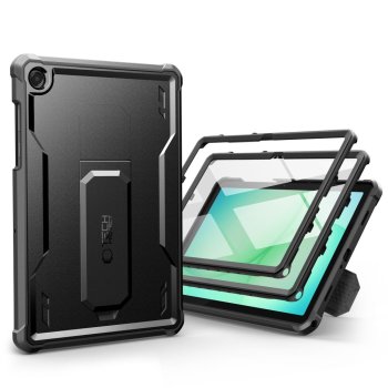 Tech-Protect Kevlar Pro apsauginis dėklas Samsung Galaxy Tab A9+ / A11+, juodas