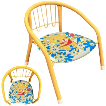 Sturdy Metal Children's Chair for Toddlers