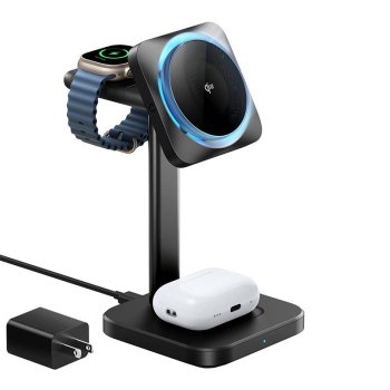 ESR Qi2 HaloLock 3-in-1 belaidis įkroviklis su CryoBoost