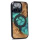 „Bewood Unique“ dėklas, skirtas „iPhone 16 Pro“ – turkio spalvos, su „MagSafe“