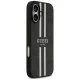 Guess 4G Printed Stripes MagSafe dėklas iPhone 17, juodas