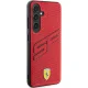 Ferrari dėklas Samsung Galaxy S24+ telefonui Big SF Perforated, raudonas