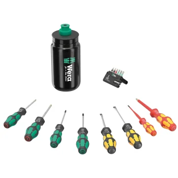 Atsuktuvų ir antgalių rinkinys Wera 9540 Kraftform XL Bottle Set, 17 dalių