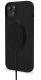 Decoded AntiMicrobial Silicone Backcover for iPhone 14 Plus, Charcoal