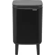 Šiukšliadėžė Brabantia Bo Hi 4 l, matinė juoda
