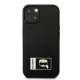 Karl Lagerfeld Ikonik Patch dėklas, skirtas iPhone 13 mini, juodas