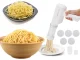 Belaidis automatinis 5-in-1 makaronų gaminimo aparatas, baltas