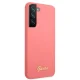Guess GUHCS22MLSLMGFU Silikoninis dėklas Galaxy S22+ S906, fuksija