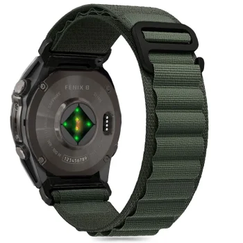 TECH-PROTECT NYLON PRO GARMIN FENIX 5X / PLUS 6X 7X 8 (51 MM) OLIVE GREEN