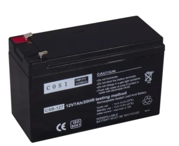 AGM akumuliatorius 12V 7Ah, T1 kontaktai