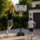 Laisvai pastatomas krepšinio stovas Movepro, reguliuojamas iki 210 cm