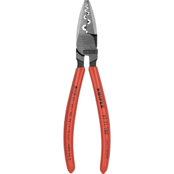 Knipex 97 71 180 užspaudimo replės laidų antgaliams 0.25-16.0 mm²