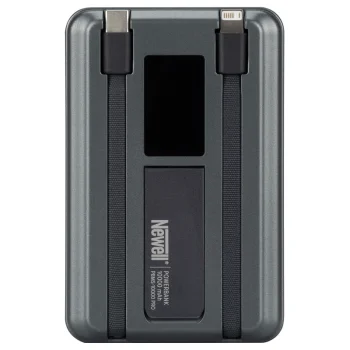 Išorinė baterija Newell MS-10000 Pro MagSafe 10000 mAh USB-C Lightning, pilka