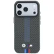 BMW dėklas iPhone 18 Pro / 17 Pro M Quadrille Kevlar MagSafe, tamsiai pilkas