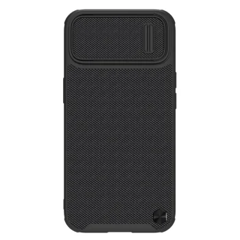 Nillkin Textured S Case iPhone 14 Plus dėklas su kameros dangteliu, juodas