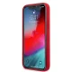 Guess Peony Collection silikoninis dėklas skirtas iPhone 12 Pro Max, raudonas