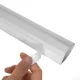 Maclean MCTV-575 Cable Trunking with Adhesive Tape, 1.5m, White