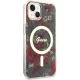 Guess Flower MagSafe dėklas iPhone 14 telefonui, žalias