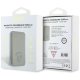 Guess Grained Triangle MagSafe išorinė baterija 5000mAh 15W, smėlio spalvos