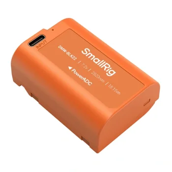 SmallRig DMW-BLK22 fotoaparato akumuliatorius su USB-C, 2520 mAh, oranžinis