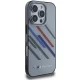 BMW Motorsport IML Random Stripes dėklas, skirtas iPhone 16 Pro Max, pilkas
