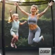 Neo-Sport sodo batutas 312 cm (10ft) su vidiniu tinklu ir kopėtėlėmis, juodas
