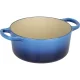 Ketaus puodas Le Creuset Signature apvalus 18 cm, 1,8 l, mėlynas