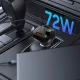 Tech-Protect CC06 automobilinis įkroviklis su FM siųstuvu, 72W, juodas