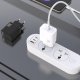 Dudao A27CEU 25W GaN USB-C Wall Charger with Cable, White