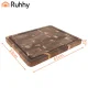 Ruhhy 26924 Acacia End Grain Cutting Board, Large Thick Chopping Block 43x33x3 cm