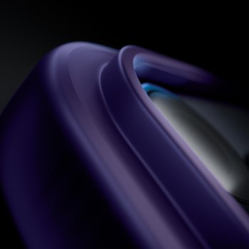 Apsauginis dėklas 3mk Smoke MagCase skirtas iPhone 17 Pro Max, violetinis