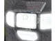 Lauko saulės energijos LED lempa su judesio jutikliu ir pulteliu (181 LED, IP65)