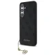Guess 4G Charms dėklas, skirtas Samsung Galaxy S24 FE, pilkas