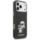 Karl Lagerfeld IML Aquarelle MagSafe dėklas telefonui iPhone 17 Pro, juodas