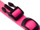 LED Glowing Collar for Dogs and Cats, Adjustable 36-59 cm, Pink