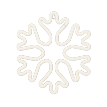 Forever Neon Decorative LED Lamp Figure Flashlight with USB, Snowflake