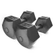 4Fizjo Bitumen Dumbbells 2 x 4 kg, Grey